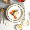 abay Gold Rim Ceramic Dinnerware Set
