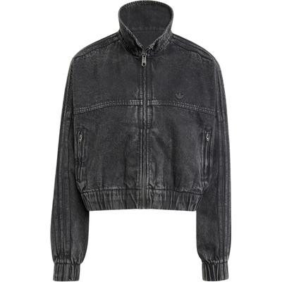 Originals Prémium Alapdarabok Egyszínű Rövid Farmer Sportos Laza Hosszú Ujjú Amerikai Vintage Kabát Női kabátok Fekete IW5759