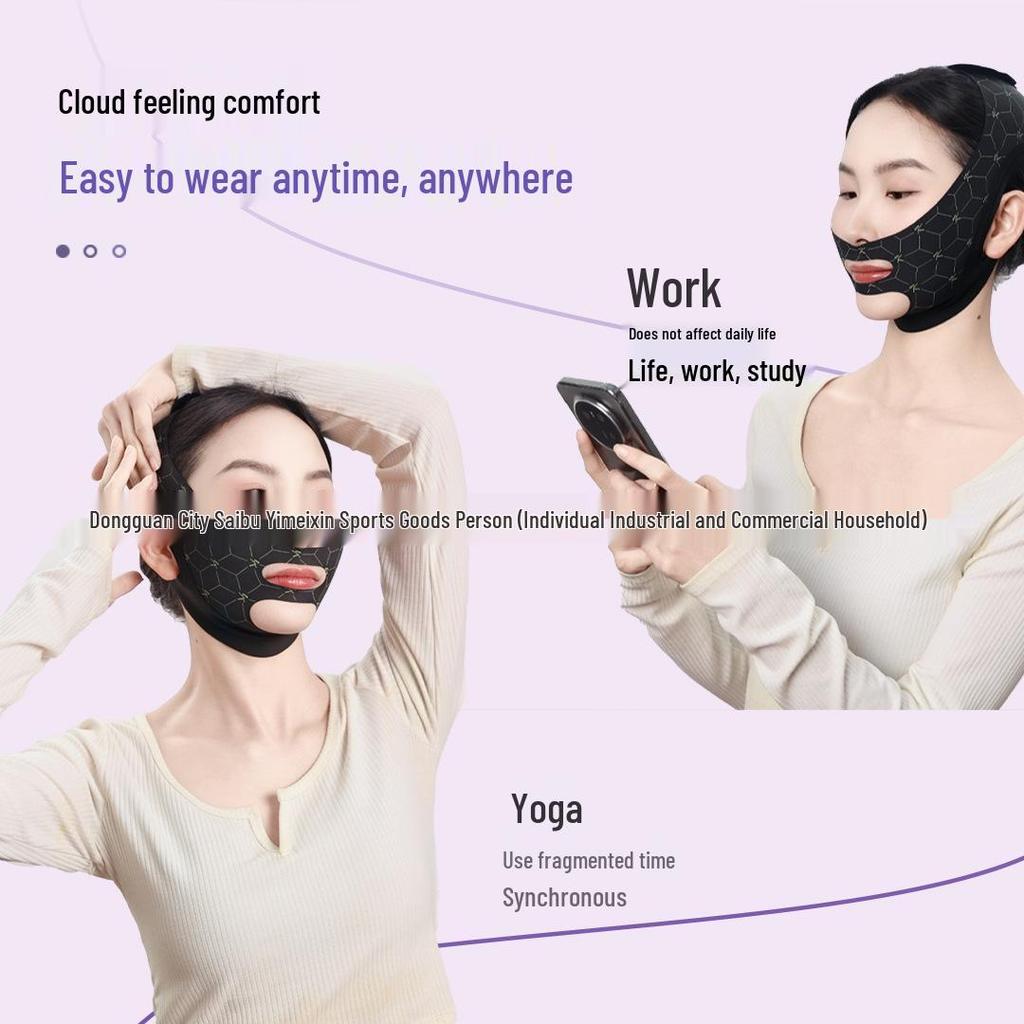 Fascia Dimagrante V-Face: Solleva, Rassoda e Riduce il Doppio Mento per un Viso Scolpito