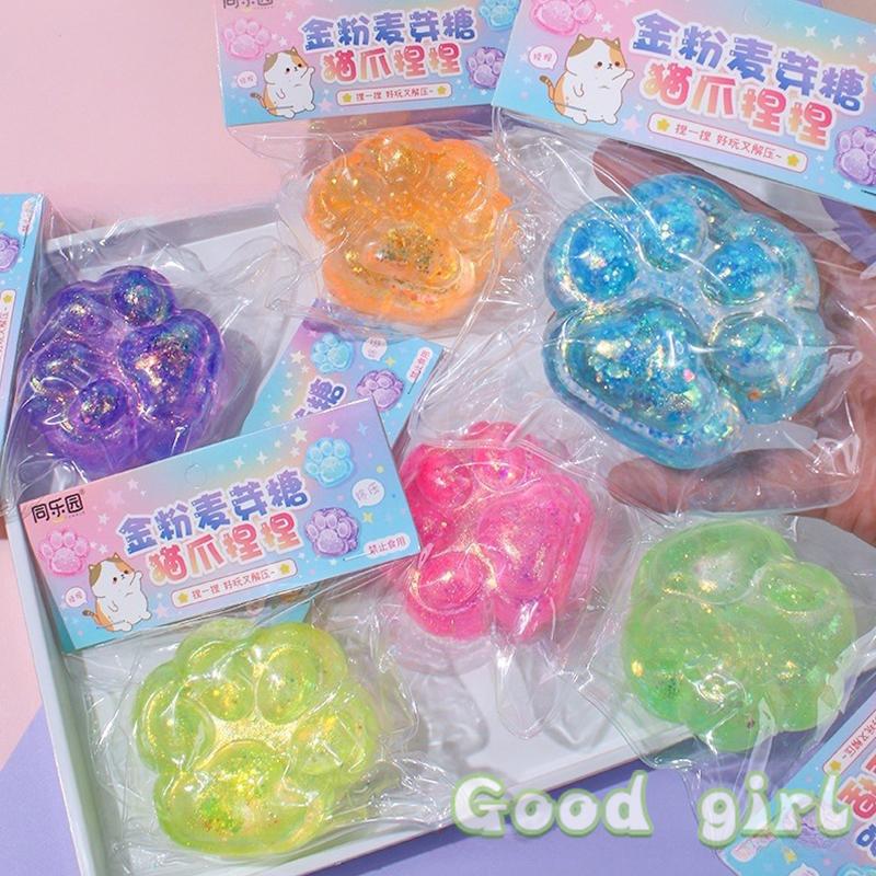 Cute Cartoon Cat Paw Squishy Toy Soft Hi Squeeze Toy Slow Rebound Stress Relief Toys Stress Release Hand Relax Gifts