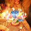 Lotus Blooming Musical Birthday Cake Candle - Smoke-free & Odorless for Kids' Celebrations