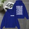 Melendi Jardín Con Enanitos Double Sided Printed Winter Hoodie Vintage Streetwear Women Casual Sweatshirt