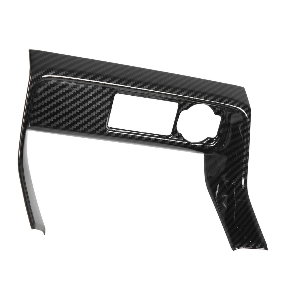 Cigarette Lighter Panel Trim Carbon Fiber Style ABS Wearproof Replacement for Civic 11th 2022 LHD