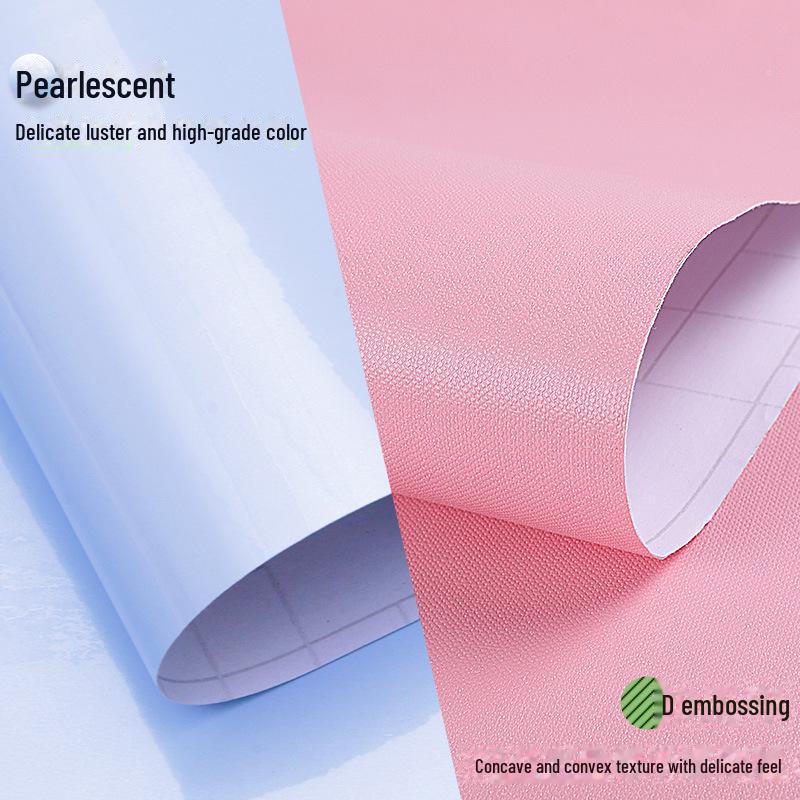 Self-Adhesive Solid Color PVC Wallpaper for Bedroom and Home Décor