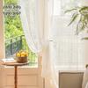 White Dream Tulle Curtain Finished French Style Pastoral Lace Curtain Bedroom Balcony Shading Decorative Window Gauze Fabric