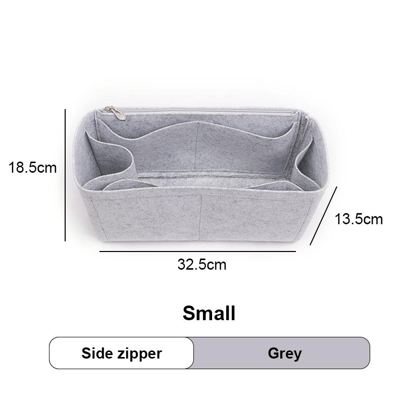 

Tote Bags Inner Organizer Felt Cloth Insert Fits BOOK TOTE Makeup Handbag Organizer Travel Inner Purse Cosmetic Bag Mommy Bag 1 piece