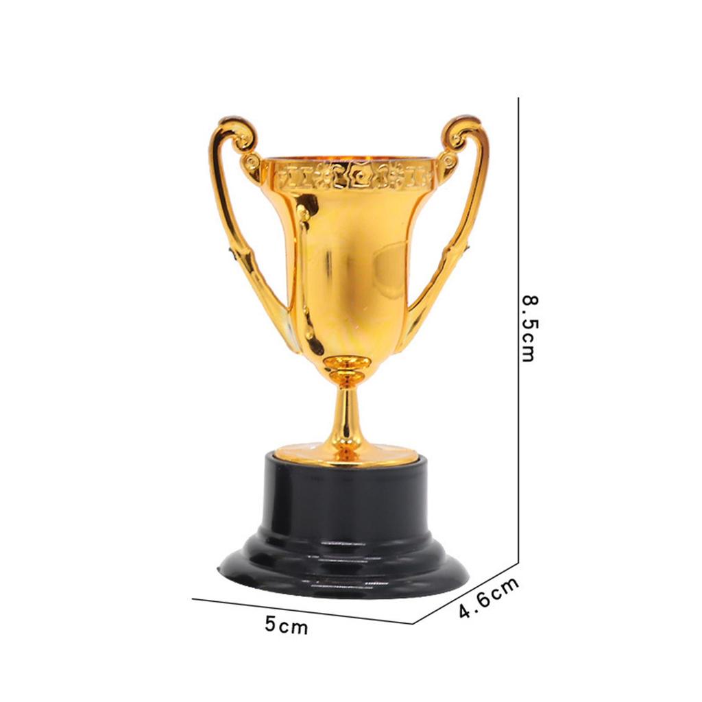 3x Kids Mini Trophies Mini Award Trophy Cups, Decorative Ornaments for Sports Tournament