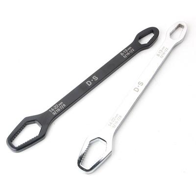 Double Ended Multifunctional Universal Wrench 8mm-22mm Self-Tightening Wrench Chrome Vanadium Steel Repair Tool