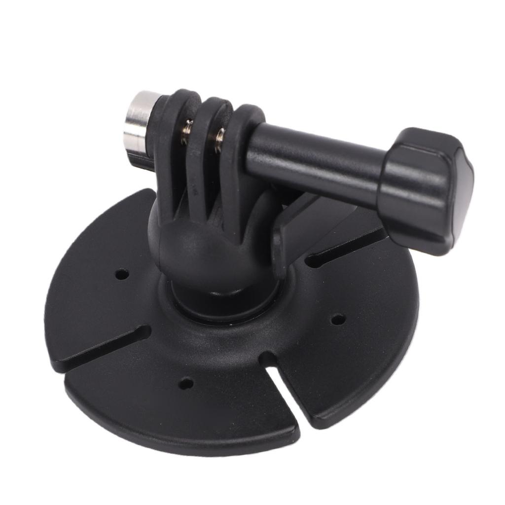 Ball Head Fit for DJI POCKET 3 Action Camera ABS PC Strong Adhesive Two Prong Action Camera Mount Base for Car Helmet