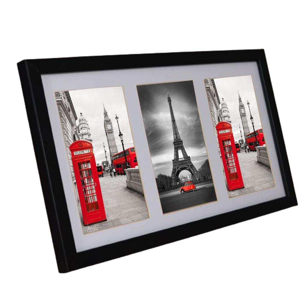 Photo Frame 15/15 Basic M044 Black  18X35 Cm