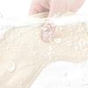 Air Permeable Castor Oil Eye Pack Containing Natural Oil Blended With Polyester And Terrycloth For Evening And Travel