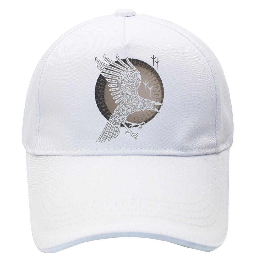 Pălărie cu corb pentru bărbați, pălării Swag, pentru șapcă unisex 3D, baseball, corb, vikingi, șapci pentru femei, șapcă hip hop, unisex