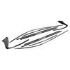 Chrome Delete Blackout Overlay Window Trim For Infiniti Q50 Q50S 2014-2023 Sedan