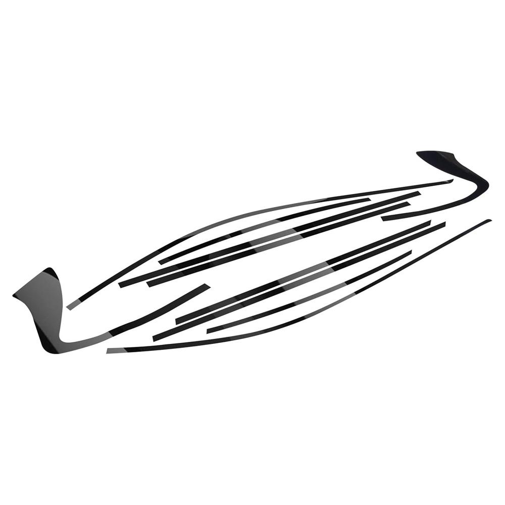 Chrome Delete Blackout Overlay Window Trim For Infiniti Q50 Q50S 2014-2023 Sedan