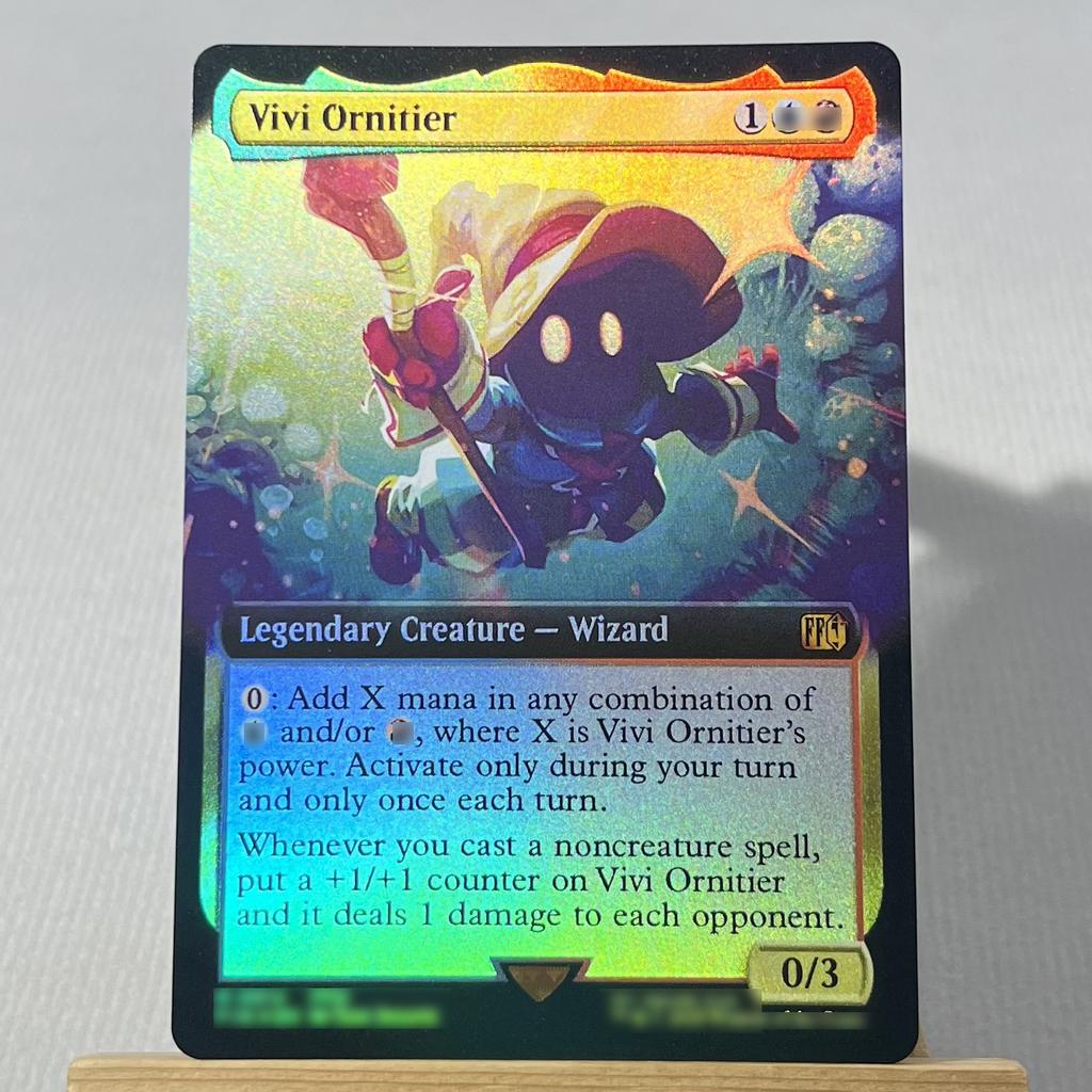 FIN FIC FOIL4-001 Karta proxy TCG magiczne karty Chmura, Najemnik z Midgaru Przywołaj Bahamuta Vivi Ornitier Błyskawica, Armia Jednego zbierz