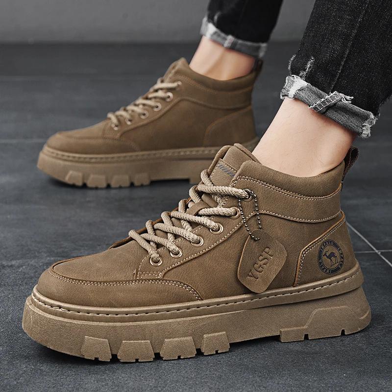 Casual Sneaker Casual Shoes Men's Sneakers Loafers Sports and Leisure Shoes for Men Ankle Boots Wear-resistant Fashion New
