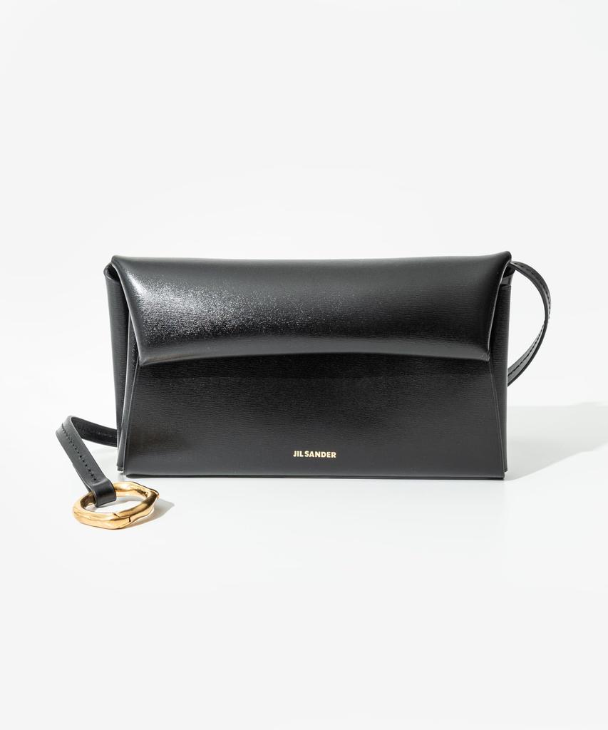 Jil Sander Shoulder Bag J08ZH0034P4840 ENVELOPE SM BLACK Women's [Used]