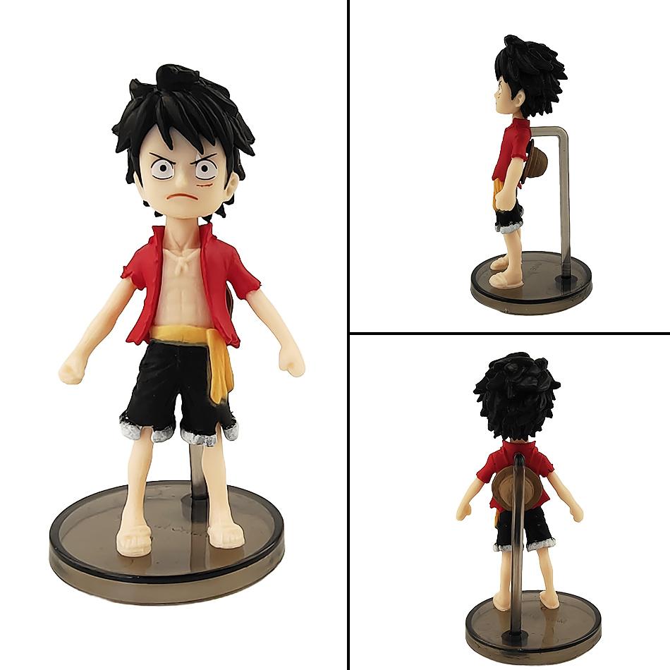 6pcs/set Anime One Piece Figures PVC Action Model Dolls Figure Toys Cute Luffy Nami Zoro Collection Brinquedos Full Set