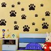 Dog Paw Print Decals Pet Animal 1.5" or 2.5" Wall Window Floor Stickers Big Set