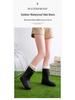 Women's High-Top Non-Slip Velveteen-Lined Waterproof Rubber Rain Boots