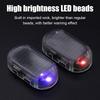 Solar Car Alarm LED Light Anti Theft Solar Power Simulated Dummy Alarm Warning Caution Flashing Imitation Car Alarm Light