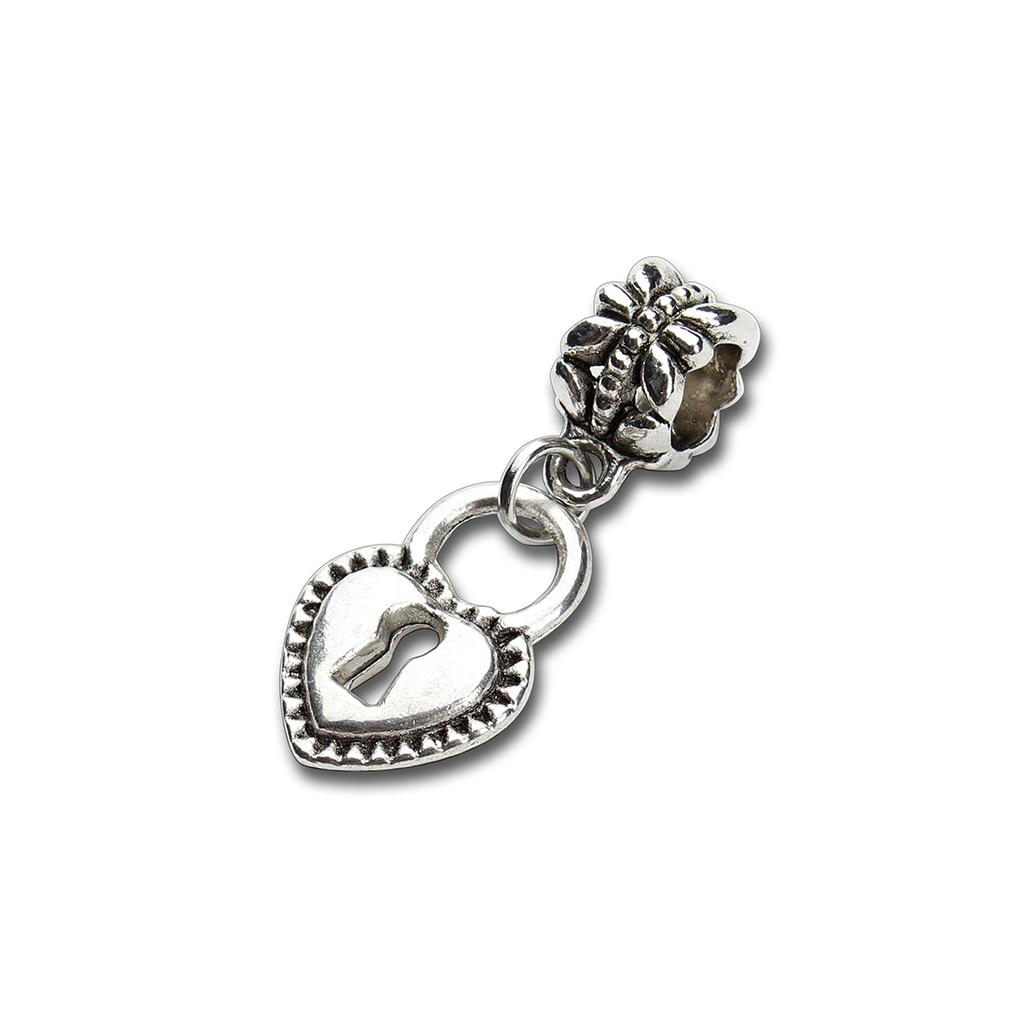 Louleur 10pcs Antique Silver Color Pendants Charm Big Hole Pendant For Jewelry Making DIY Gifts Bracelet Necklace Accessories