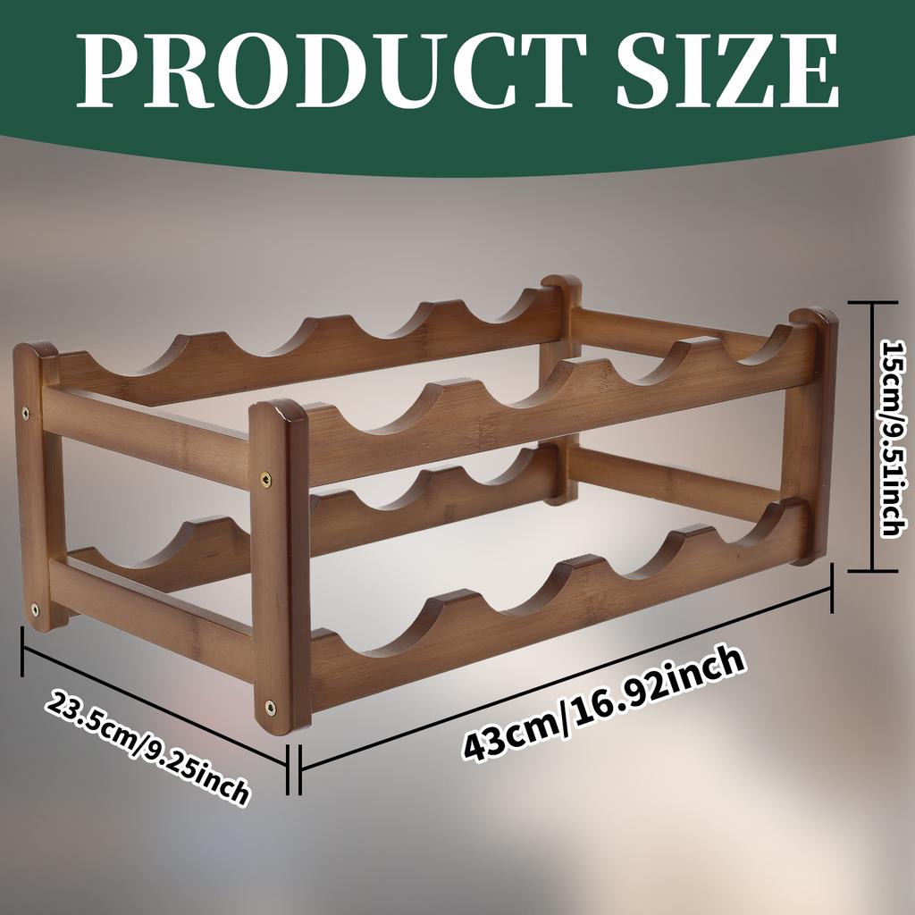 Wine Rack Wooden WineBottle Display Cabinet Holders Shelf Wine Showcases Countertop Wine Storage Rack Cellar Bar Accessories