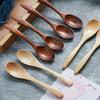 Stirring Spoon Smooth Food Grade Surface Wood Handmade Cooking Stirring Spoon with Ergonomic