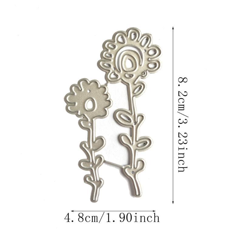 Flowers Metal Cutting Dies DIY Scrapbooking Decorative Embossing Paper Template