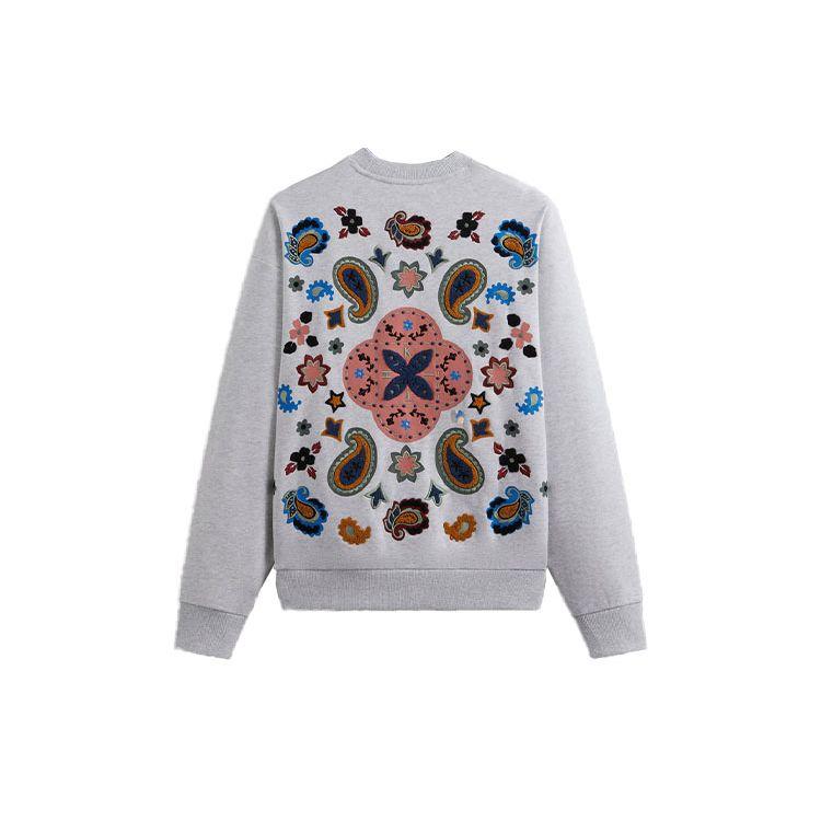 

Kith Пейсли Нельсон Свитшот Светло-серый Унисекс Топы KHM031659-002 XS