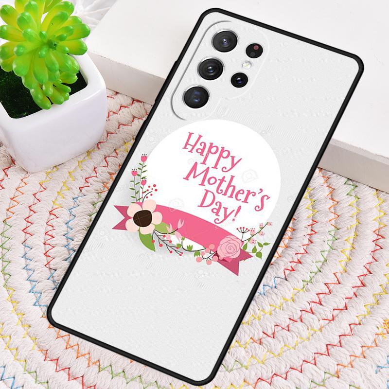 mom mother's day Silicone Phone Case For Samsung Galaxy note 10 pro S26 S25 S24 S23 S22 S21 Plus S25Ultra Capa Cover