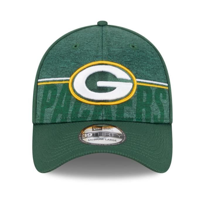 Casquette new era 39thirty - nfl training 2023 green bay packers - homme - vert - sportswear