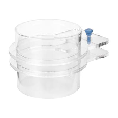 Transparent Acrylic Durable Adjustable Aquarium Fish Feeder Fish Tank Tiepiece Feeding Circle Ring