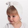 Toddler Head Wrap Winter  Elastic Knotted Rabbit Ear Baby Hat Cotton Headwear Caps