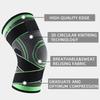 1pcs Knee Compressions Sleeve with Adjustable Straps for Running Working Out and Sports Wearing All Day