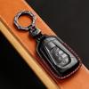 Leather Cover Case for ISUZU For DMAX For MUX 4Button Remote Key with Shock Absorption and Anti Drop Protection