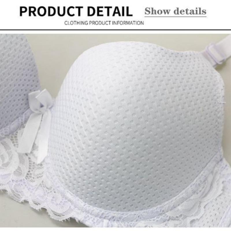 Set Reggiseno Sexy Push-up alla Moda con Reggiseno Sollevante e Modellante e Slip Traspiranti Amici della Pelle