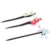 Vintage Wooden Hair Stick Elegant Hanfu Headwear National Style Winding Flower Hairpin  Girl