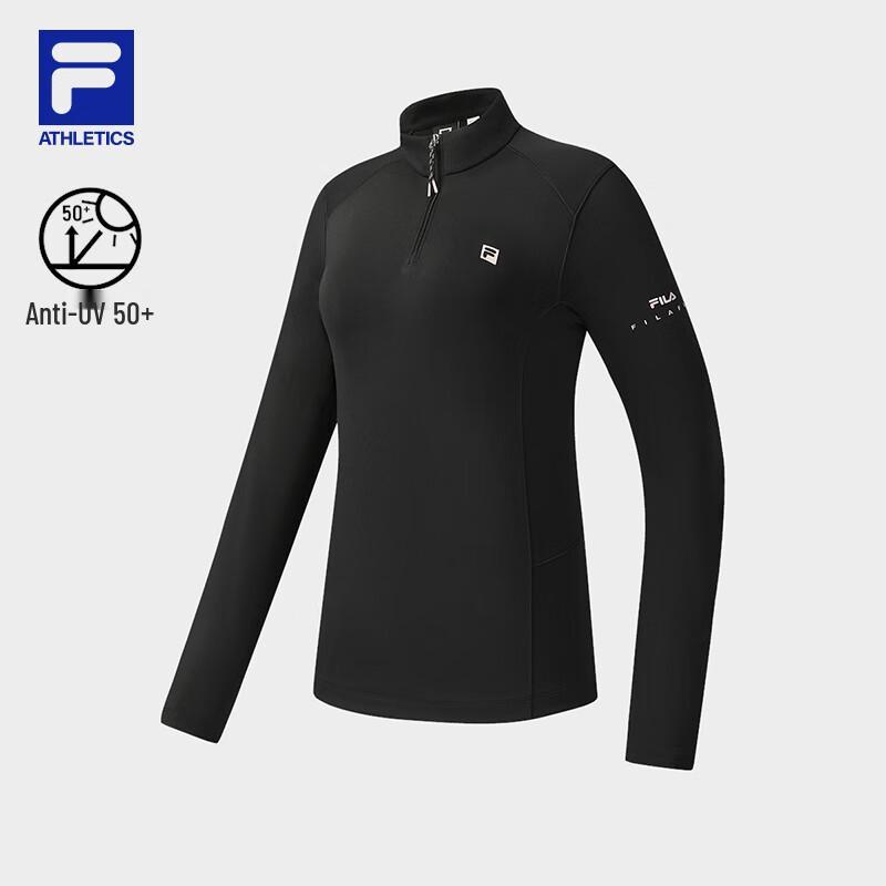 FILA Women's Fleece Half-Zip Training Long-Sleeve Top