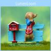 Lawn Dog Sign Resin Ornament For Garden And Promotional Gifts