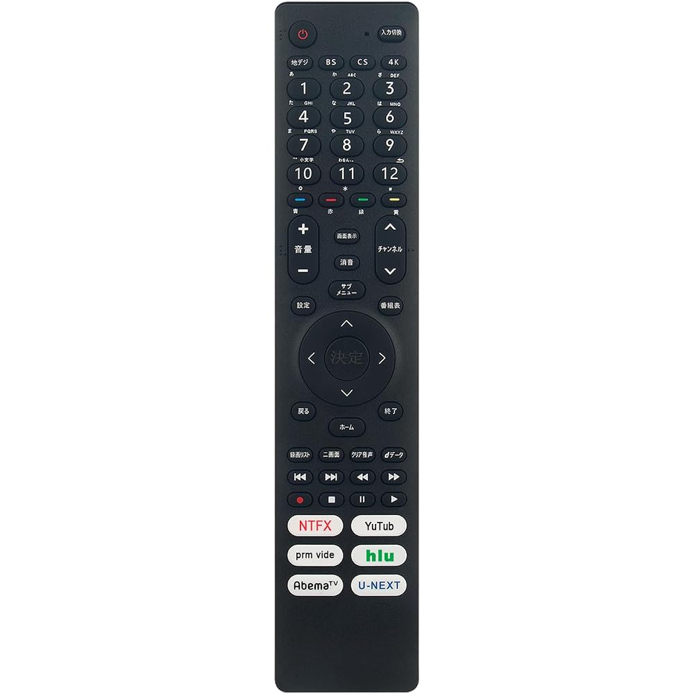 Hisense EN3A40 Remote Control Compatible with 75U8F 65U8F 55U8F 50U75F 55U75F 65U75F 43U7F 50U7F 55U7F 65U7F 65S6E 58S6E 48X8F