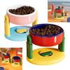 Liftable Suction Cup Pet Bowl 3 Level Height Adjustment Protect Cervical Spine Pet Bowls Non-Slip Elevated Dog Cat Food Bowls