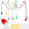 Spider chandelier 8 arms colorful living room children's room hanging ceiling lamp