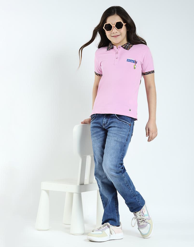 MONTE CARLO Mädchen Poloshirt Halbarm