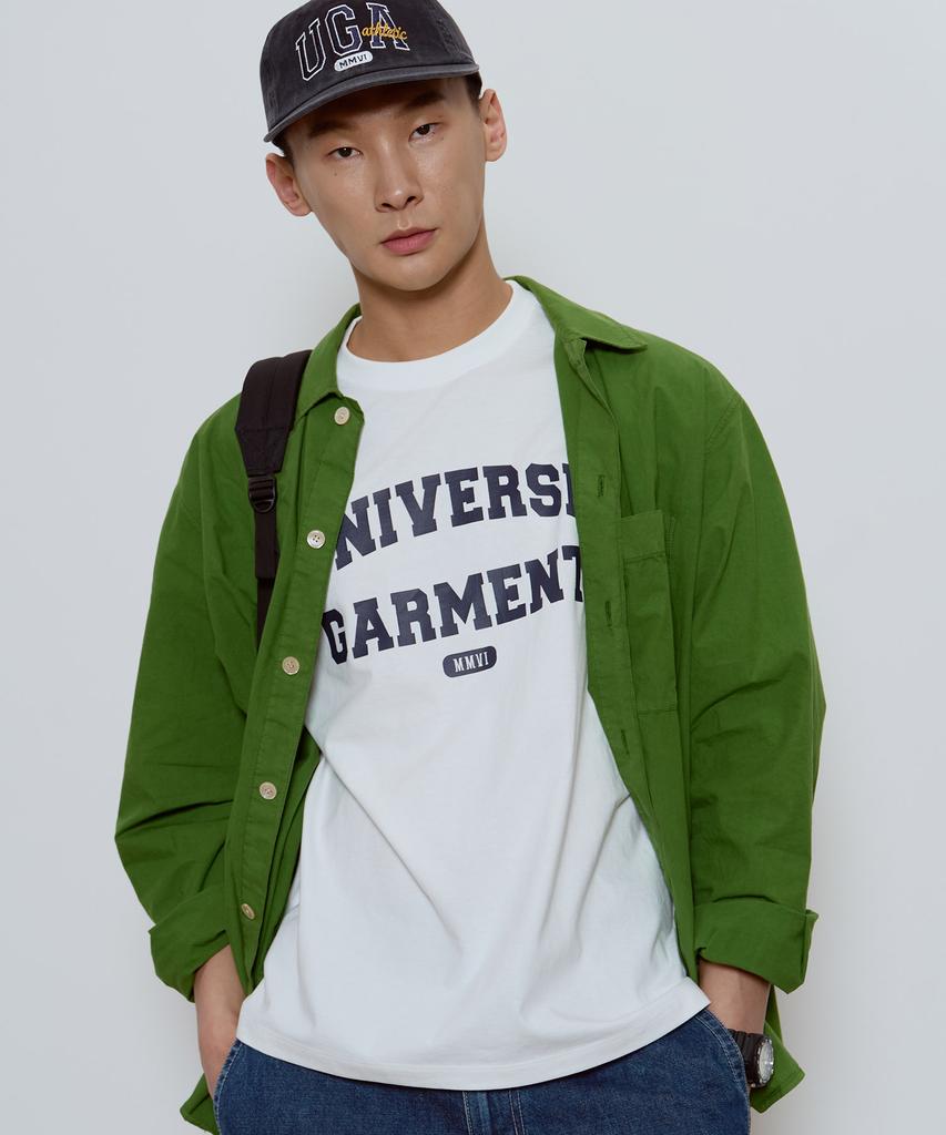 Yunibeoseugameonteu Ug Athletic Logo T-Shirt_White
