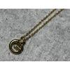 Used Givenchy logo gold necklace [289]