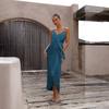 Women's Solid Color Strap Dress