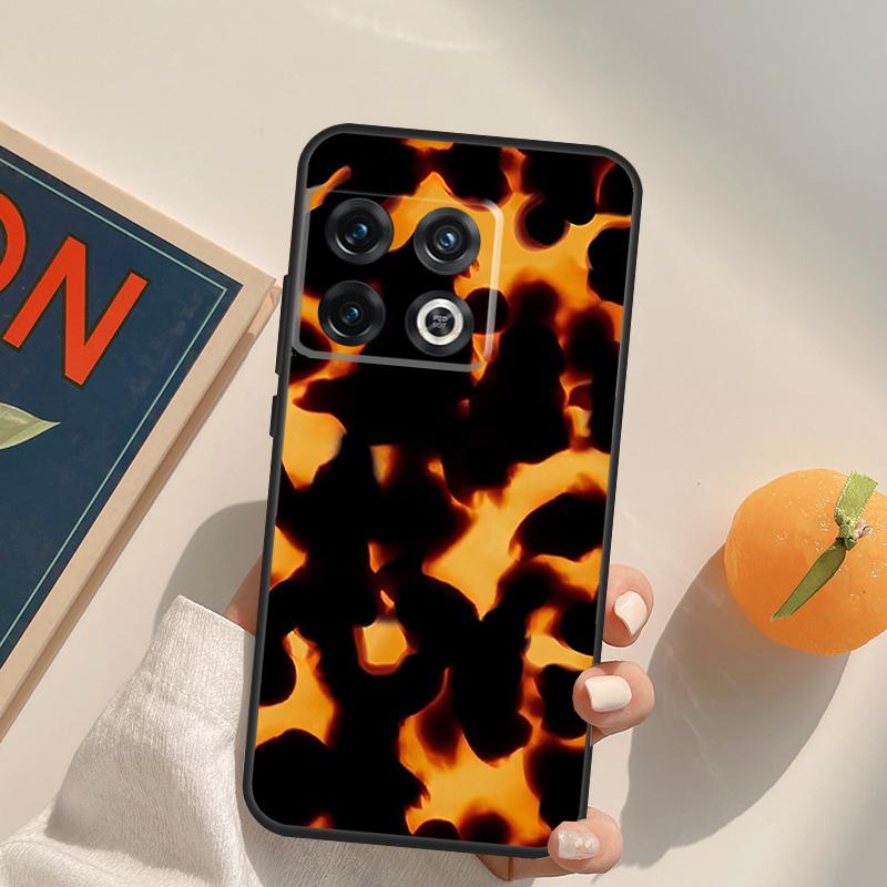 Vintage Tortoise Shell Case For OnePlus 15 13 12 11 13R 12R 10T 8T 13T OnePlus Nord 5 CE 3 2 4 Lite N20 N30 Cover