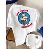 =Los Pollos Hermanos Double-sided Print Men's Fashion Trend Short Sleeve T-shirt for Daily Casual Wear and Outdoor Fitness Activities,Essential Trendy