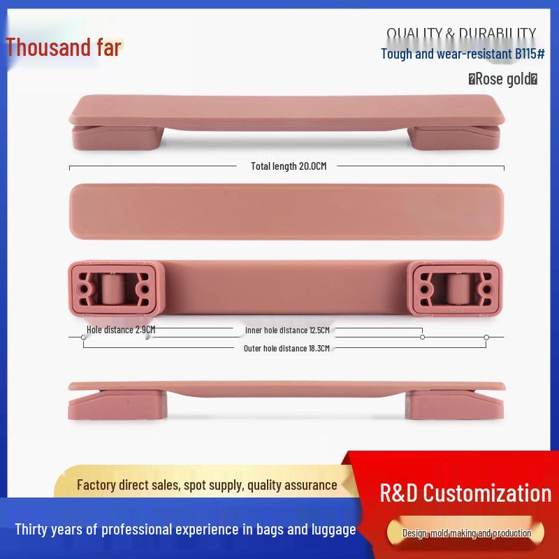 Luggage Handle Replacement & Repair Kit - Leather Case & Bag Accessories